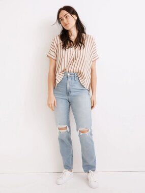 Madewell Curvy Perfect Vintage Straight Jean